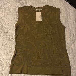 Z Supply Olive Leaf Pattern Tank Top